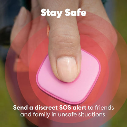 Tile - Bluetooth Tracker, Keys Finder and Item Locator for Keys, Bags and More. Phone Finder. Both Ios and Android Compatible. 1-Pack (Pink Punch)